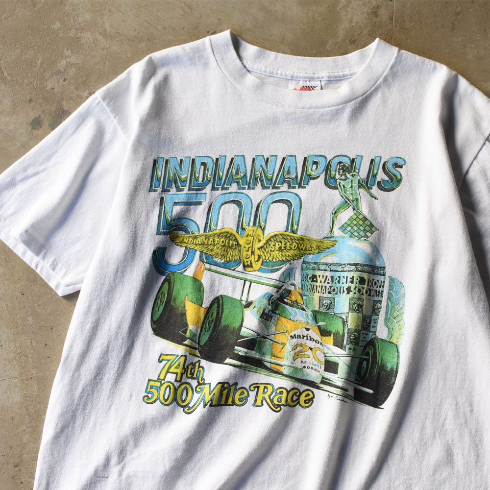 90’s “74th 500 Mile Race” レーシングプリント Tシャツ 250523