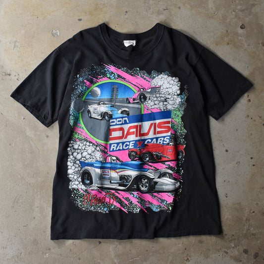 90’s ARIZONA “DON DAVIS RACE CARS” レーシングプリント Tシャツ USA製 250519