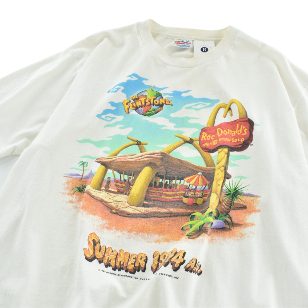 90's Flintstones × McDonald’s Tシャツ USA製 260320H