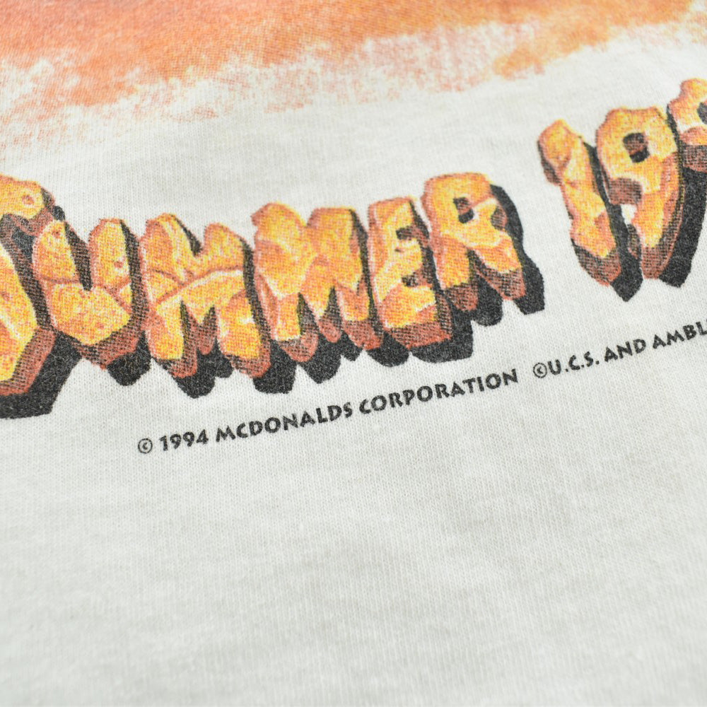 90's Flintstones × McDonald’s Tシャツ USA製 260320H