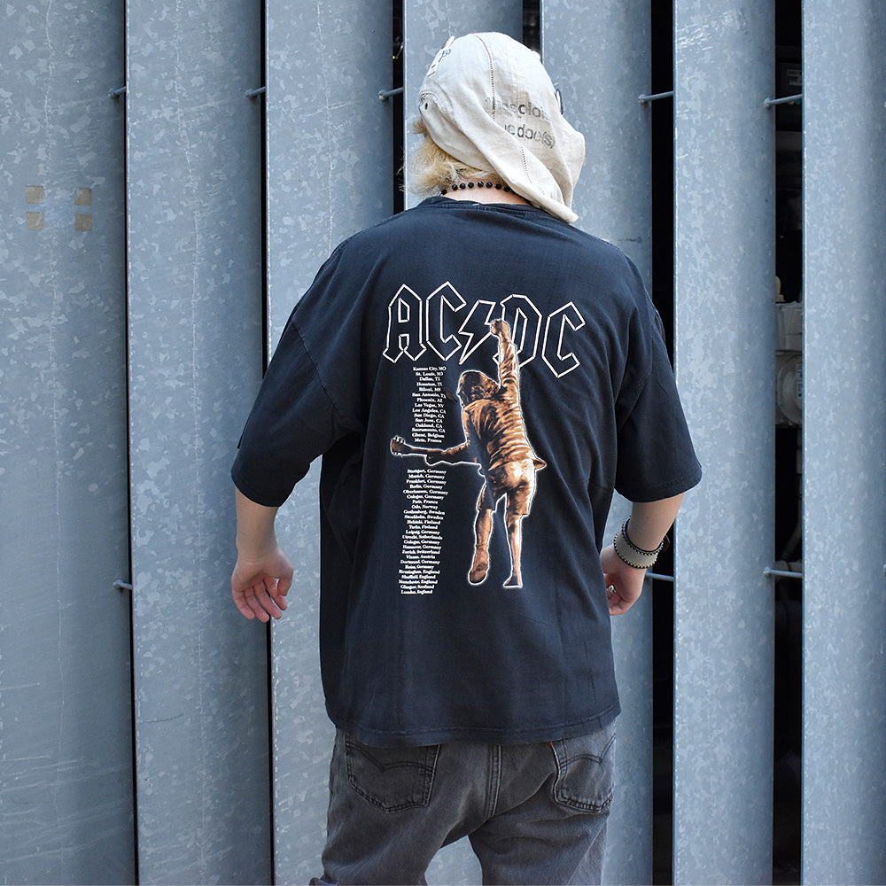 Y2K AC/DC “Stiff Upper Lip“ Tour Tシャツ 240727H