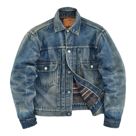 50's Levi's 517XX 2nd ブランケットライナー 革パッチ デニムジャケット 260612H831