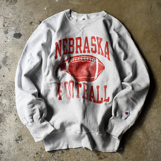 90’s Champion “NEBRASKA FOOTBALL” RWスウェット 241202H