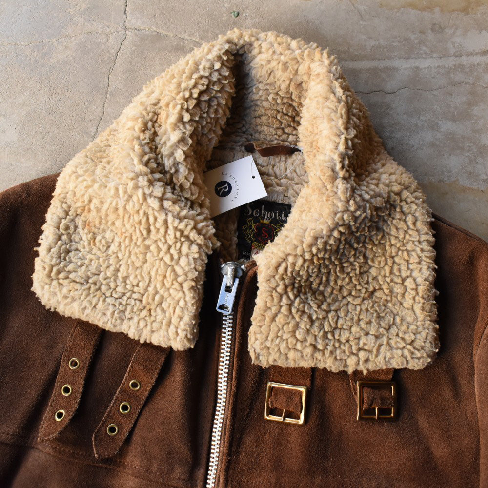 70’s Schott B-3 type スウェード レザージャケット 251121H