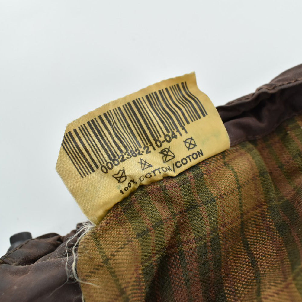 90's Barbour 旧3ワラント "BEAUFORT" オイルドジャケット フード&ピンバッジ付き 260929H