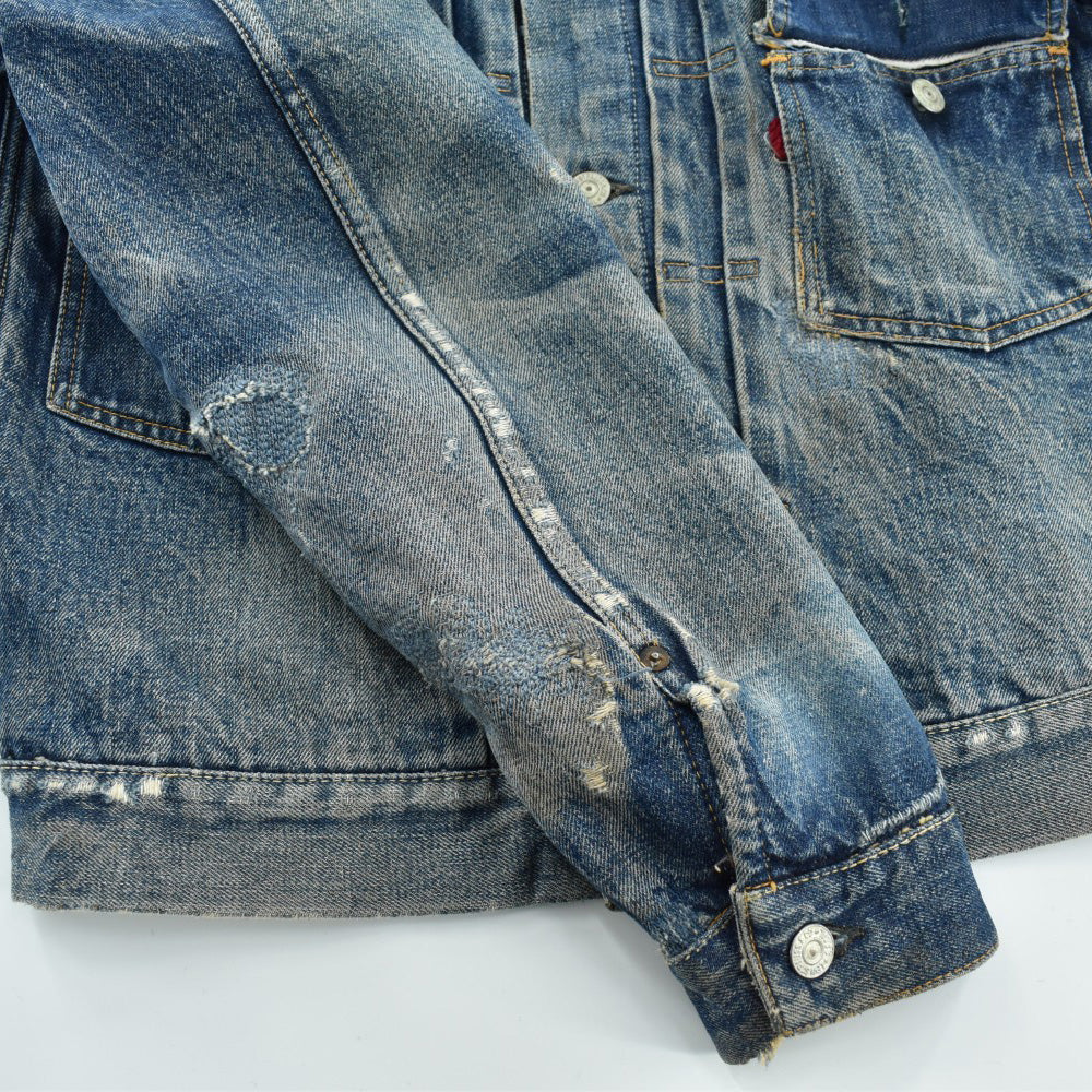 50's Levi's 517XX 2nd ブランケットライナー 革パッチ デニムジャケット 260612H831