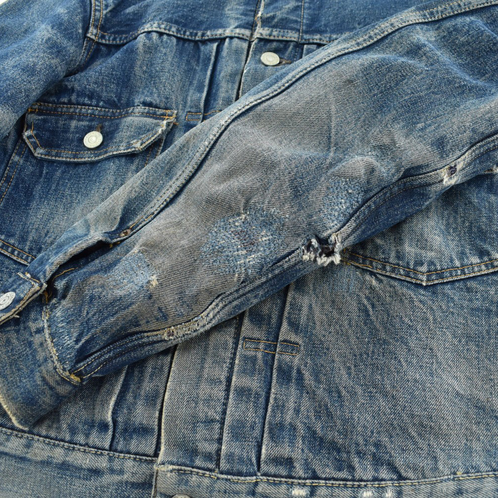 50's Levi's 517XX 2nd ブランケットライナー 革パッチ デニムジャケット 260612H831