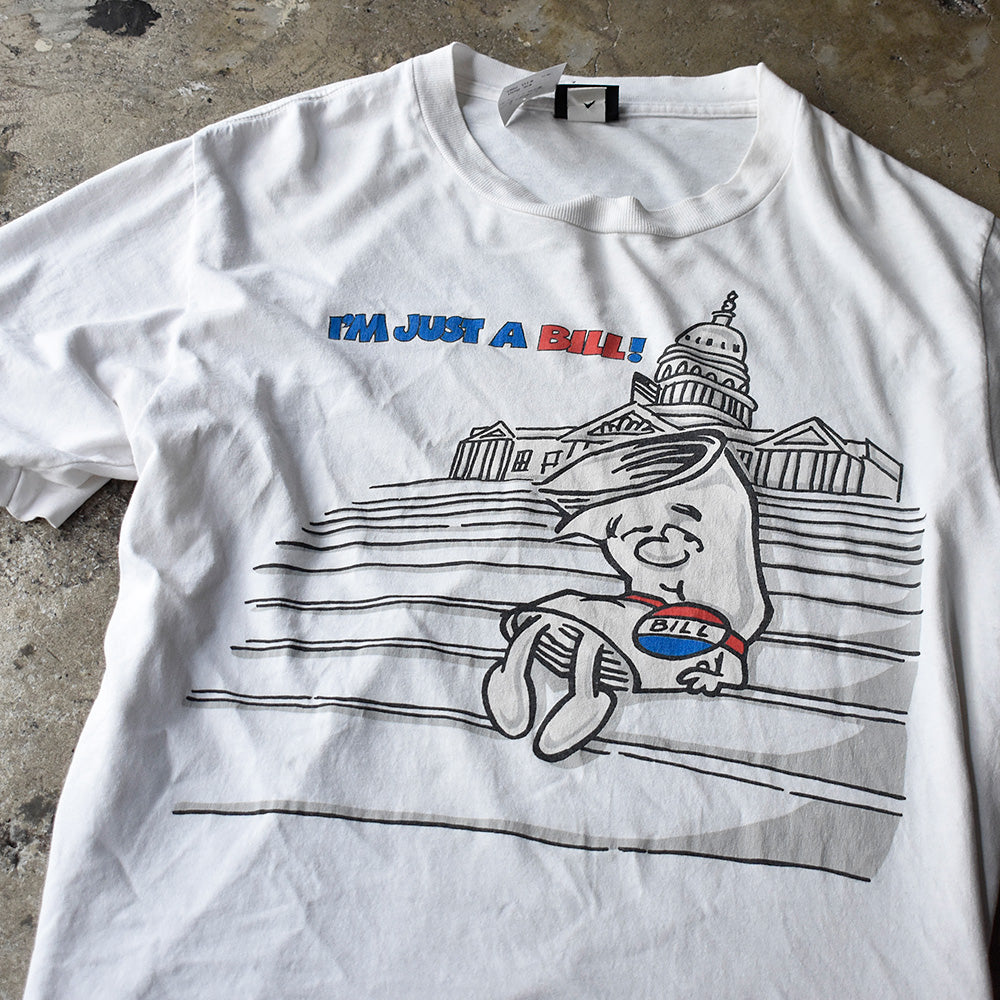 90's Schoolhouse Rock！ “I’m Just a Bill” 海外アニメ  キャラ Tシャツ USA製 250810H