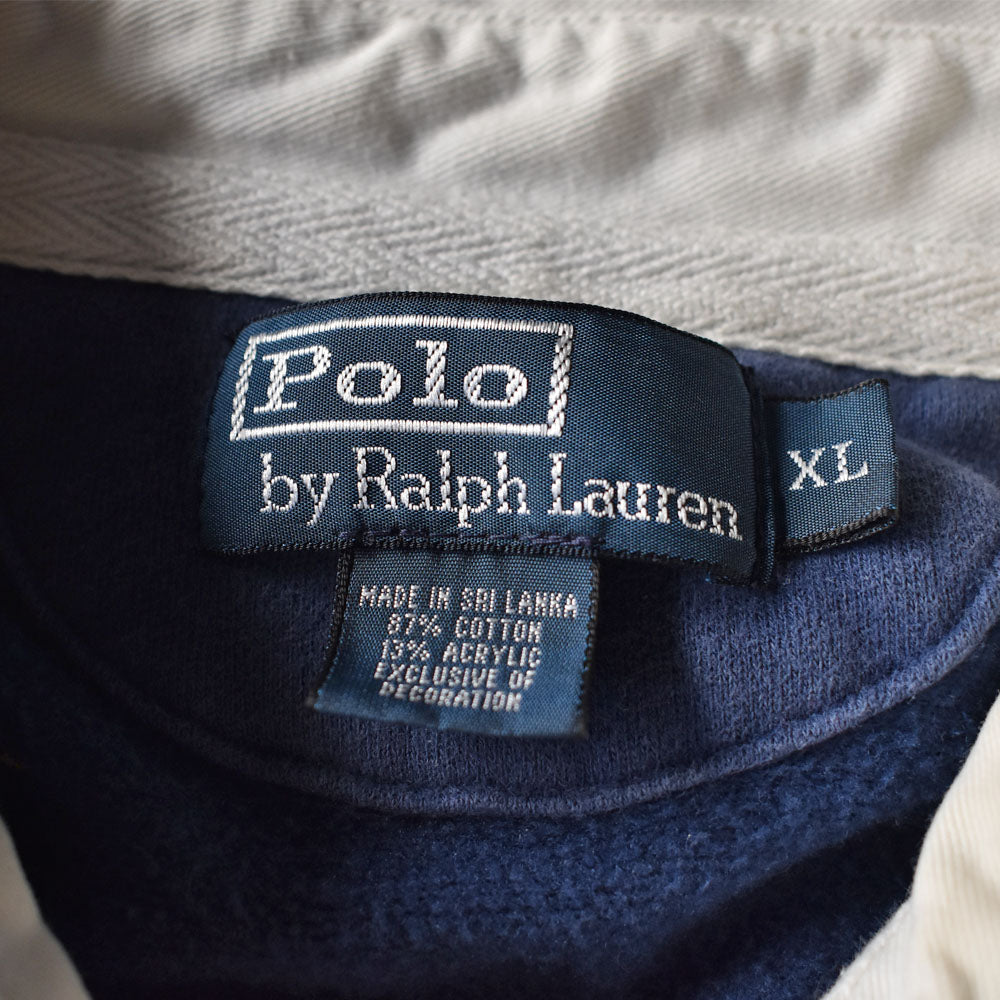 90's Polo Ralph Lauren ラグビージャージ ラグビーシャツ 240327 S2075