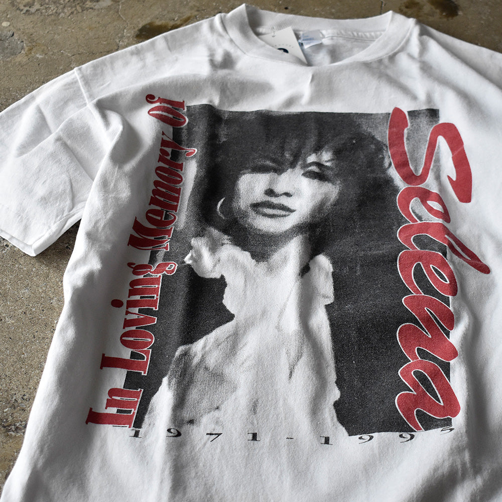 セレーナ In Loving Memory Of Selena フォトプリント 追悼Tシャツ 1995年〜 ヘインズ M ヴィンテージ
