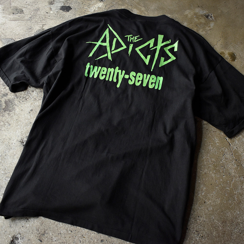90's The Adicts “Twenty-Seven“ ロック Tシャツ 250706HY3