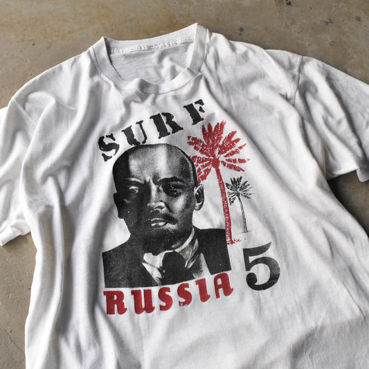 80's “SURF RUSSIA 5 / Vladimir Lenin” Tシャツ 240803