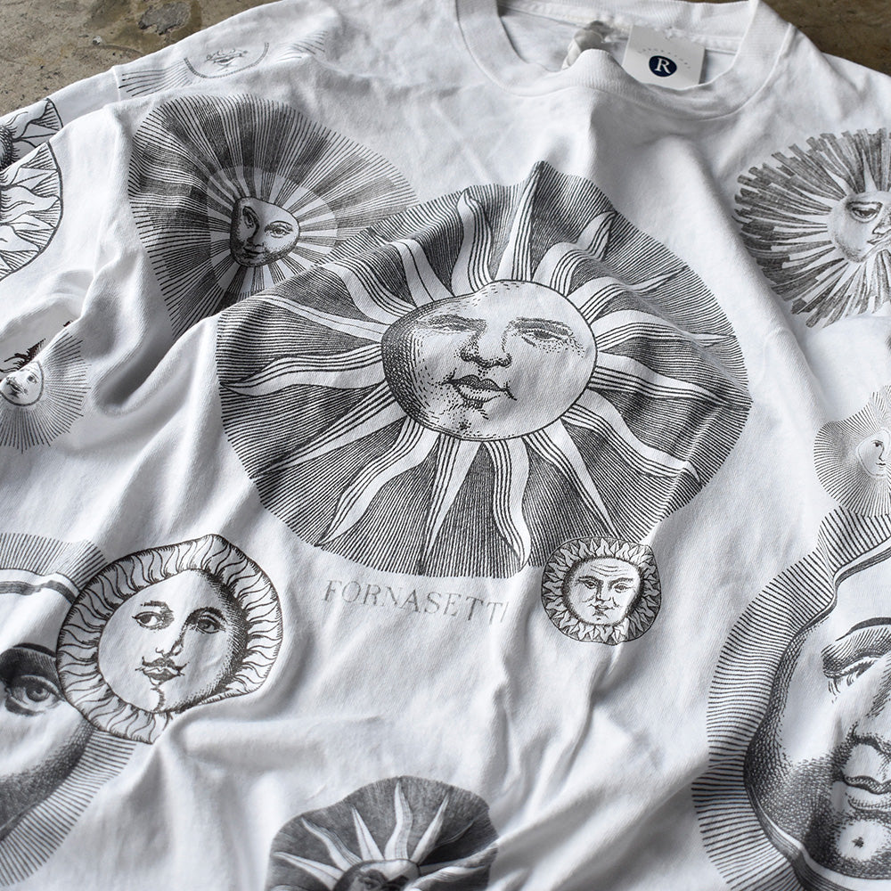 90's マルチ！AOP！ “FORNASETTI“ SUN & MOON Tシャツ 240811H