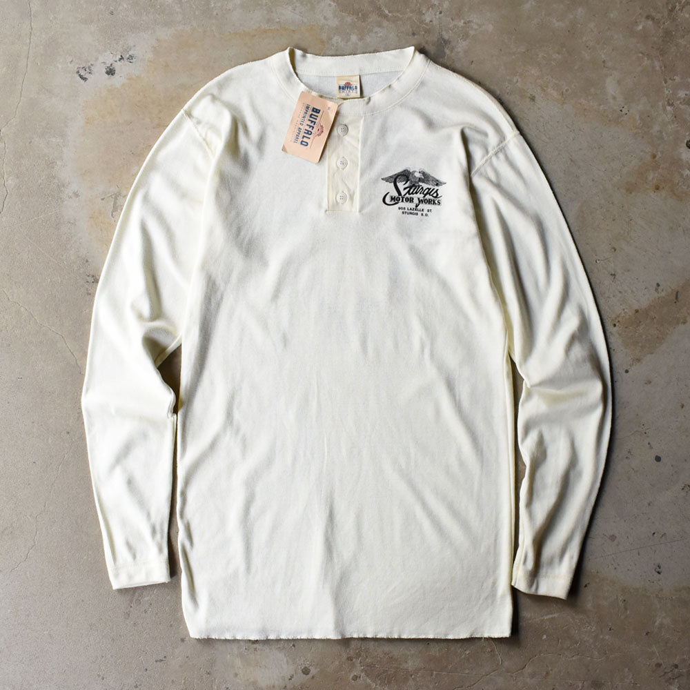 90’s デッドストック Harley-Davidson “stargis” ヘンリーネック ロングスリーブ Tシャツ 250531