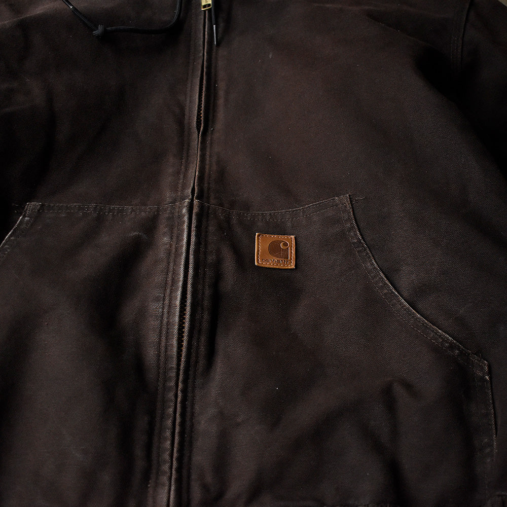 Y2K Carhartt ダック アクティブパーカー キルティングライナー 240308H