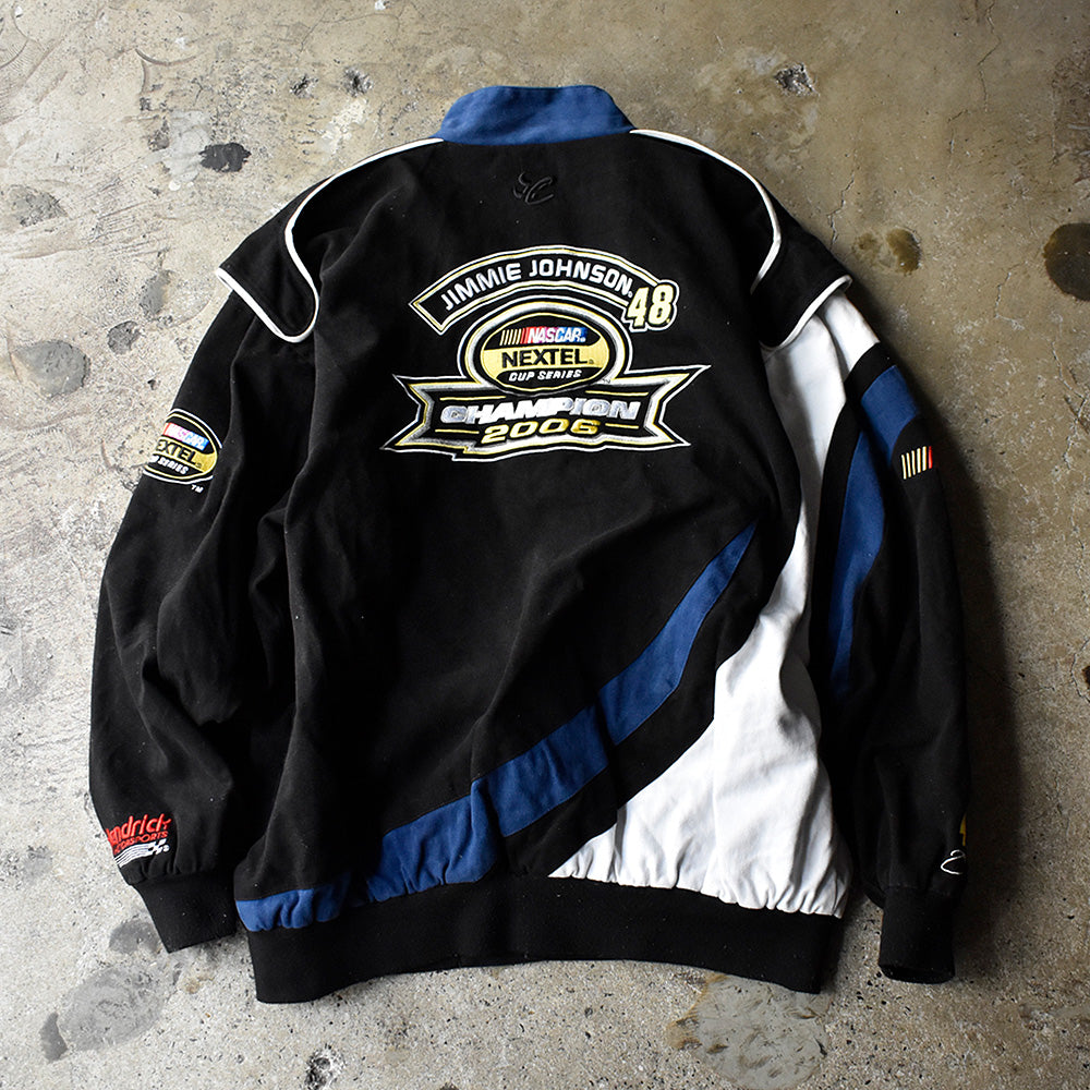 Y2K Chase Authentics コットン レーシングジャケット 241005H