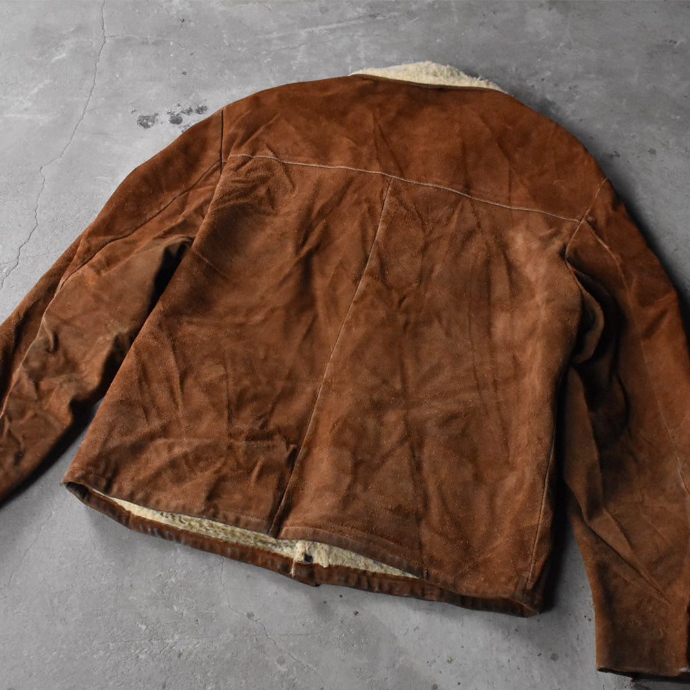 70’s DEERSKIN TRADING POST ボアライナー スエードトラッカージャケット 240122H