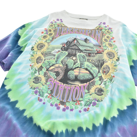 90's Liquid Blue GRATEFUL DEAD "Terrapin Station" タイダイ ロックTシャツ 260619H