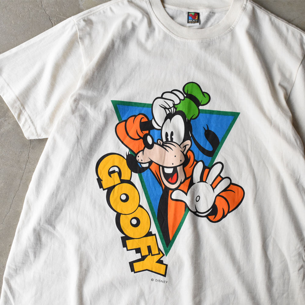 90’s デッドストック Disney “GOOFY” キャラクターTシャツ 250602