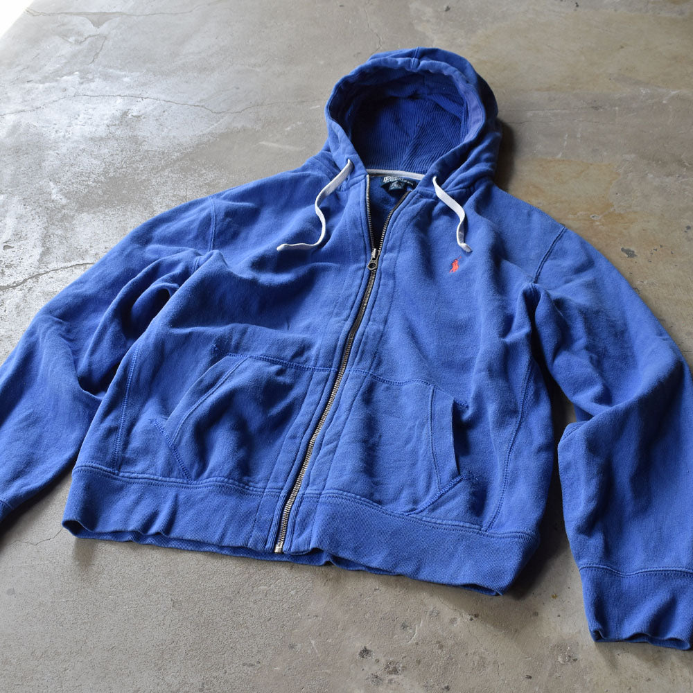 90's Polo Ralph Lauren BLUE フルジップパーカー 230915