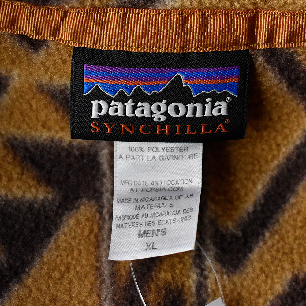 Patagonia 総柄 スナップT フリースジャケット 241110H