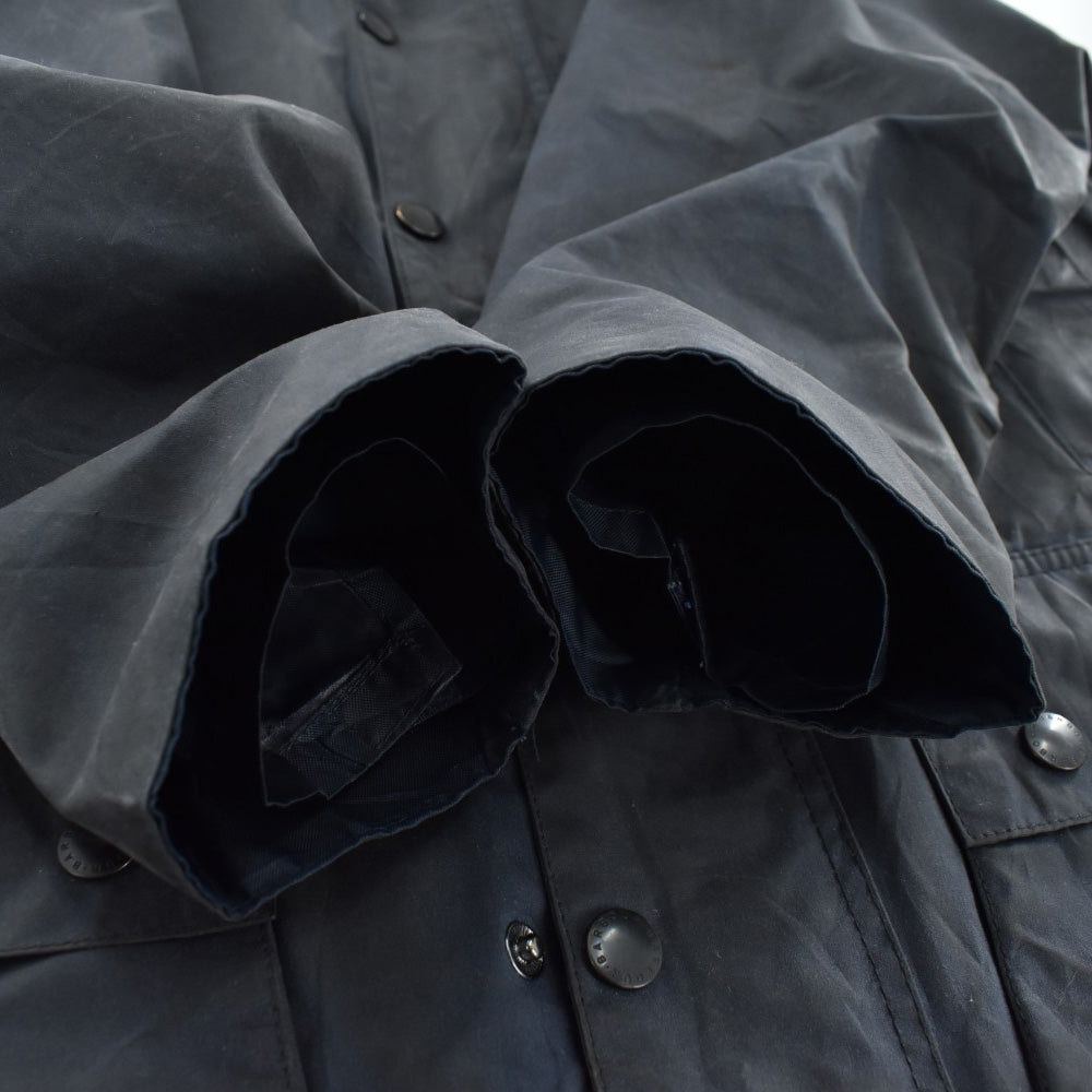 Barbour 3ワラント "BORDER" オイルドジャケット 紺 261016H