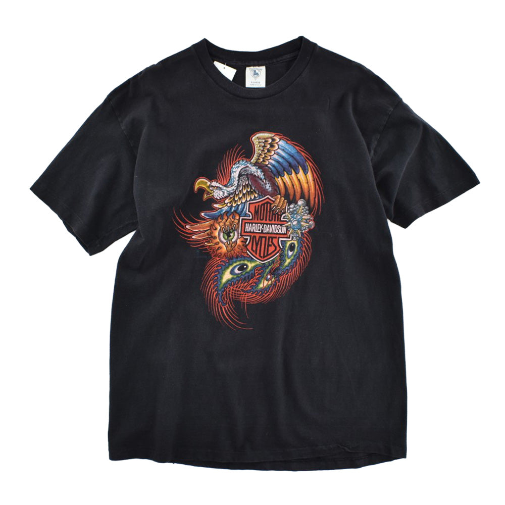 80's HARLEY-DAVIDSON "EAGLE EYE" バイクTシャツ 260526HFK2