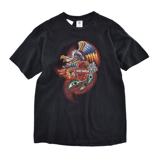 80's HARLEY-DAVIDSON "EAGLE EYE" バイクTシャツ 260526HFK2