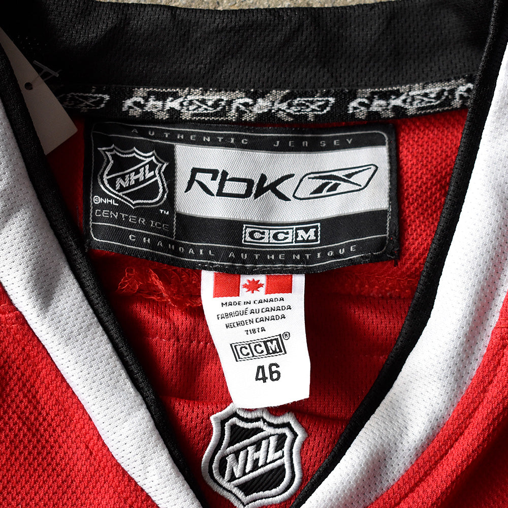 Reebok NHL “Chicago Blackhawks” ホッケーシャツ カナダ製 240805H