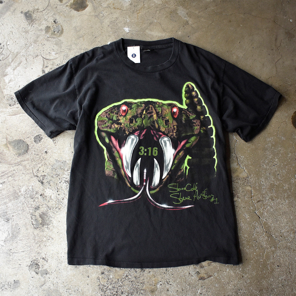 90's WWF Stone Cold “snake 3:16” Tシャツ USA製 250629H