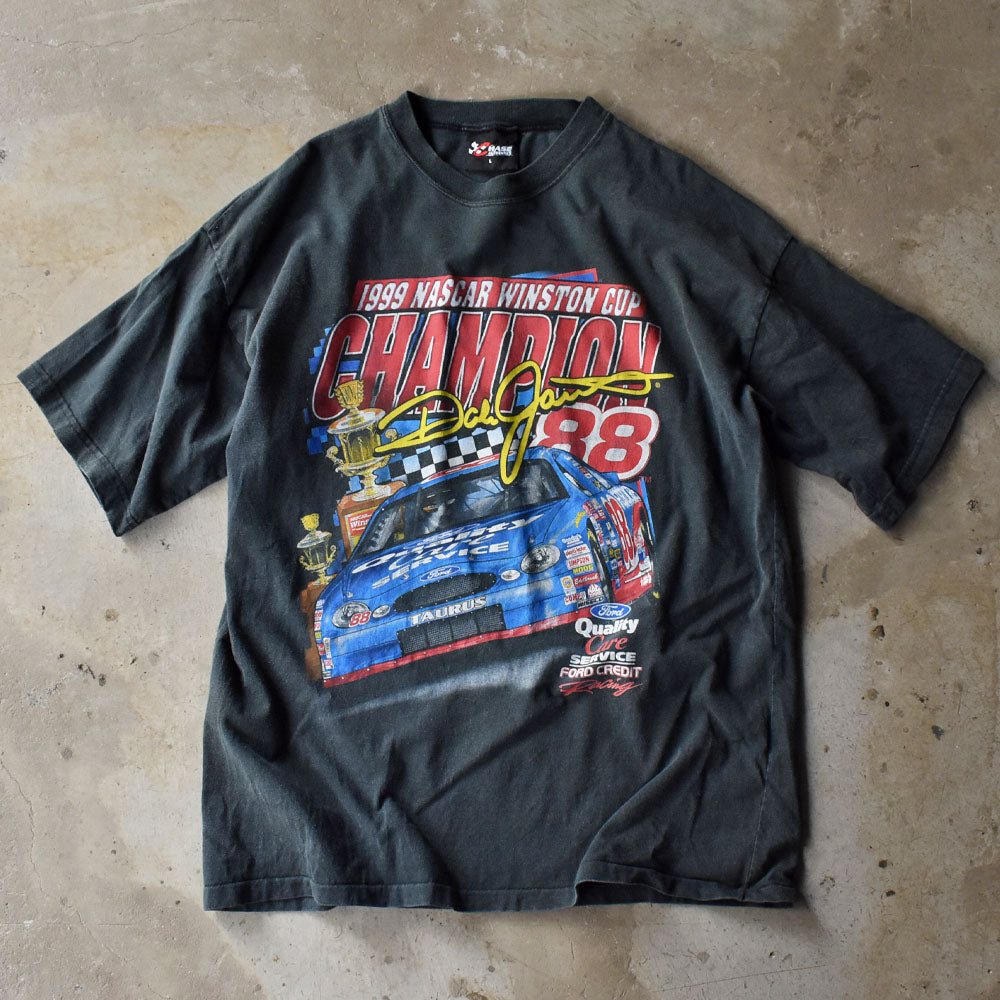 90’s NASCAR 雰囲気良し “DALE JARRETT” 両面プリント レーシング Tシャツ 240719