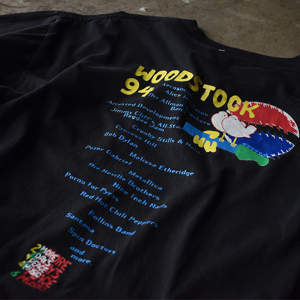 90's　Woodstock/ウッドストック　"Woodstock 94" PEPSIロゴ　Tee　230718H