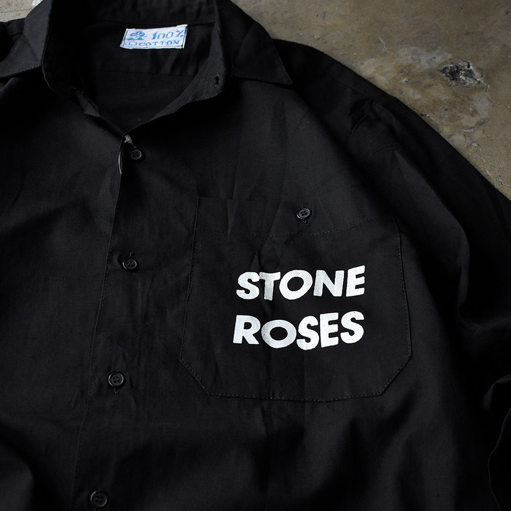 90's デッドストック！ THE STONE ROSES “Ian Brown” コットンシャツ Euro製 240930H