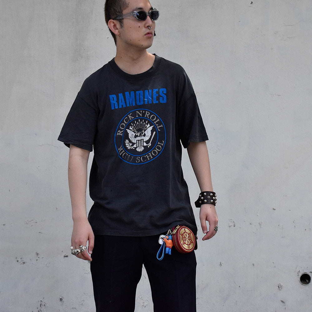 Y2K Ramones “HEY HO LET’S GO“ ロック Tシャツ 250722H