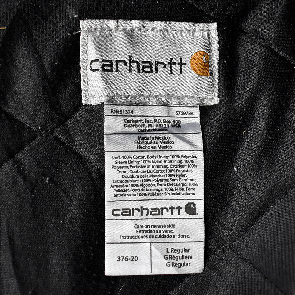 Y2K ペンキ！ Carhartt アクティブパーカー キルティングライナー 240111H