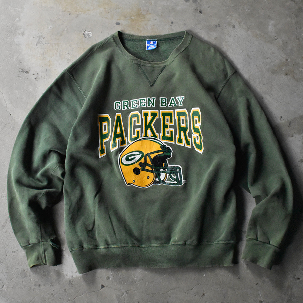 90's Champion "NFL Green Bay Packers" スウェット USA製 240628