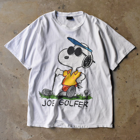 90’s “Peanuts / JOE GOLFER” スヌーピー キャラクター Tシャツ USA製 250511