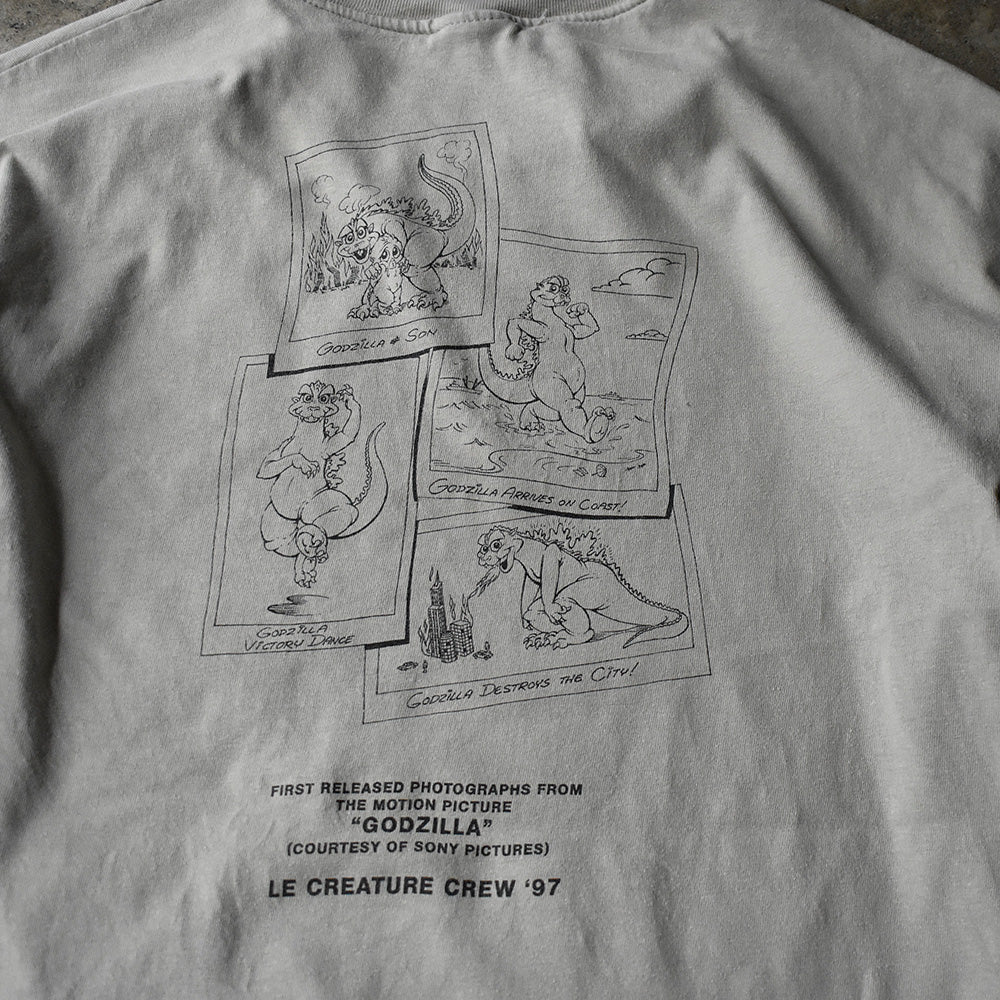 90's “GODZILLA” Patrick Tatopoulos  for only staff！ ムービー Tシャツ 250803H