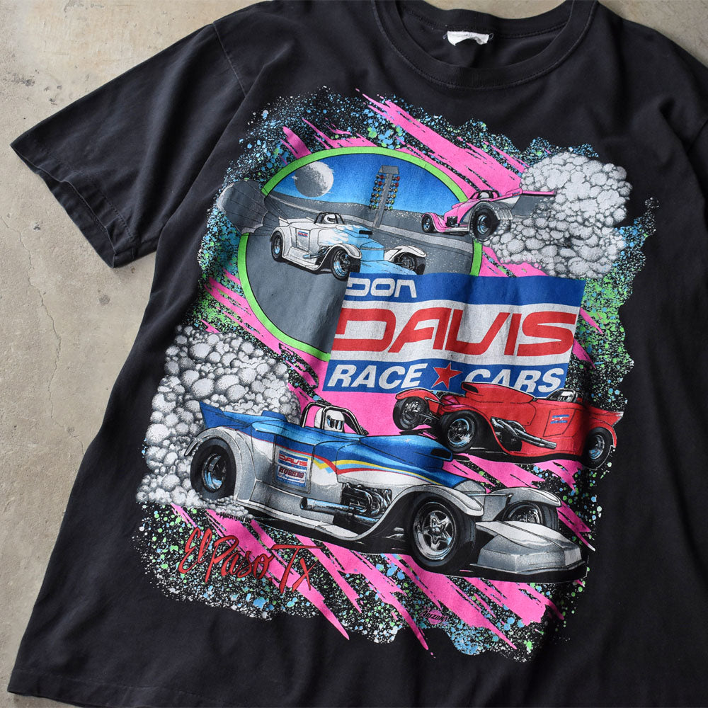 90’s ARIZONA “DON DAVIS RACE CARS” レーシングプリント Tシャツ USA製 250519