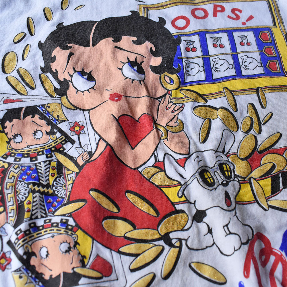 90’s Betty Boop “Casino Resort” キャラクターTシャツ 250923H