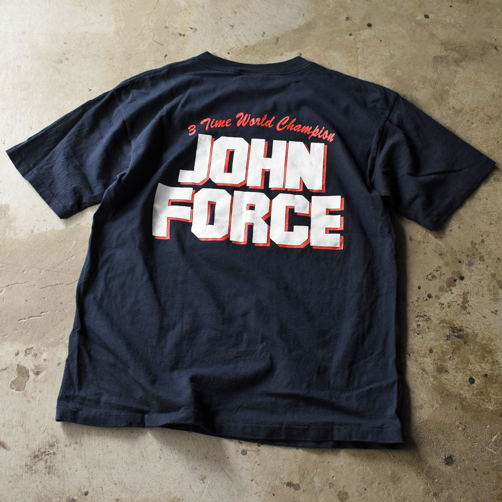 90’s  John Force “The Nightmare Continues” 両面プリント レーシングTシャツ 240625