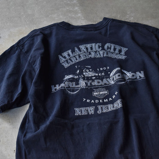 Y2K Harley-Davidson “NEW JERSEY” 両面プリント Tシャツ USA製 240814