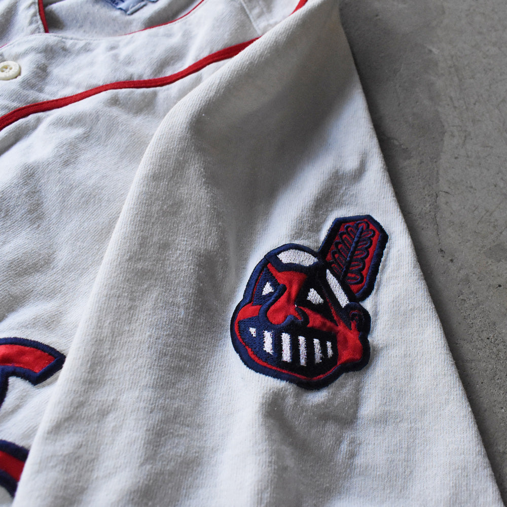 90’s STARTER “MLB Cleveland Indians” 1954復刻 ベースボールシャツ 250412