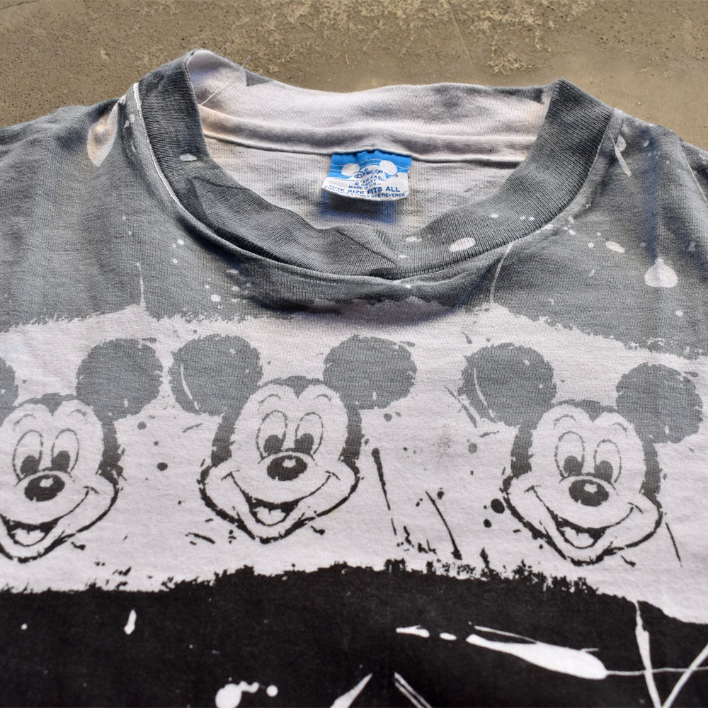 80’s Disney AOP！ “Mickey Mouse” Tシャツ USA製 230921