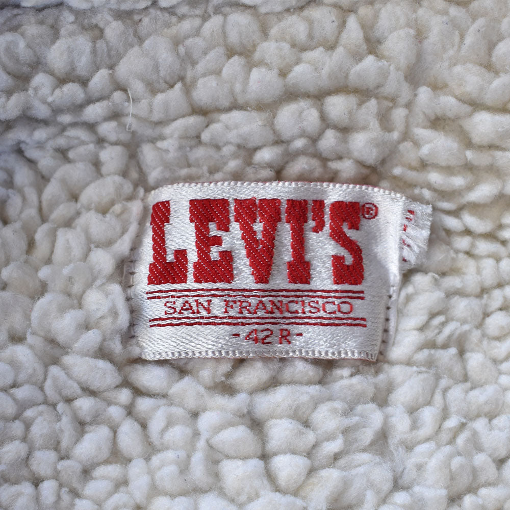 80’s Levi's デニムボアジャケット USA製 231224