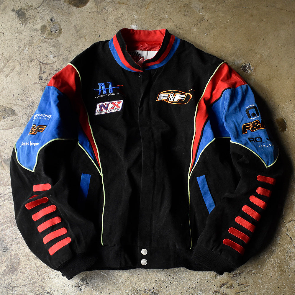 90's RACING CHAMPIONS APPAREL コットン レーシングジャケット 231122H