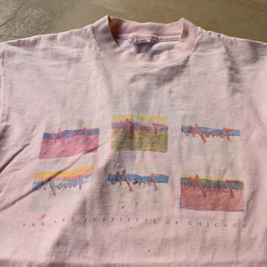 90's Monet Exhibition アートTシャツ 250912H