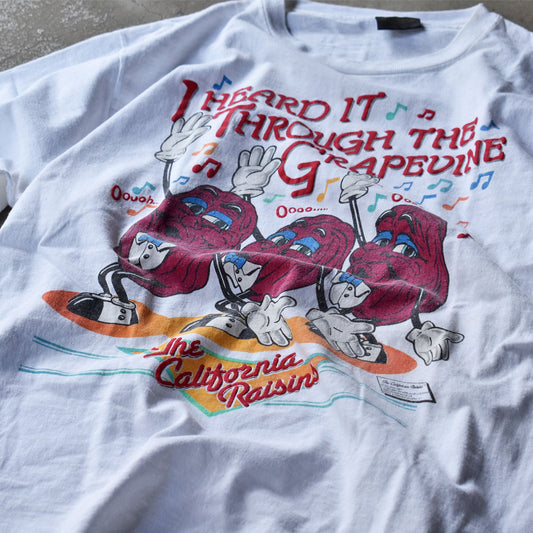 80's The California Raisins 企業 キャラ Tシャツ USA製 230703H