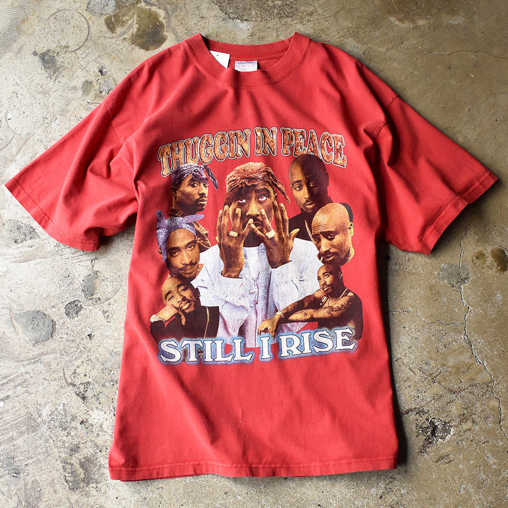 Y2K 2Pac “Still I Rise“ RapTシャツ 240617H