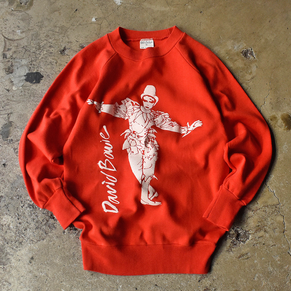 80's “David Bowie” スウェット Euro製 “Couleurshirt掲載” 231127HY33